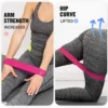 Different Resistance Bands Yoga Band Fitness Exercise Training Hip Tension Band Leg Squat Dance Elastic Loop Stretch Band - Image 25